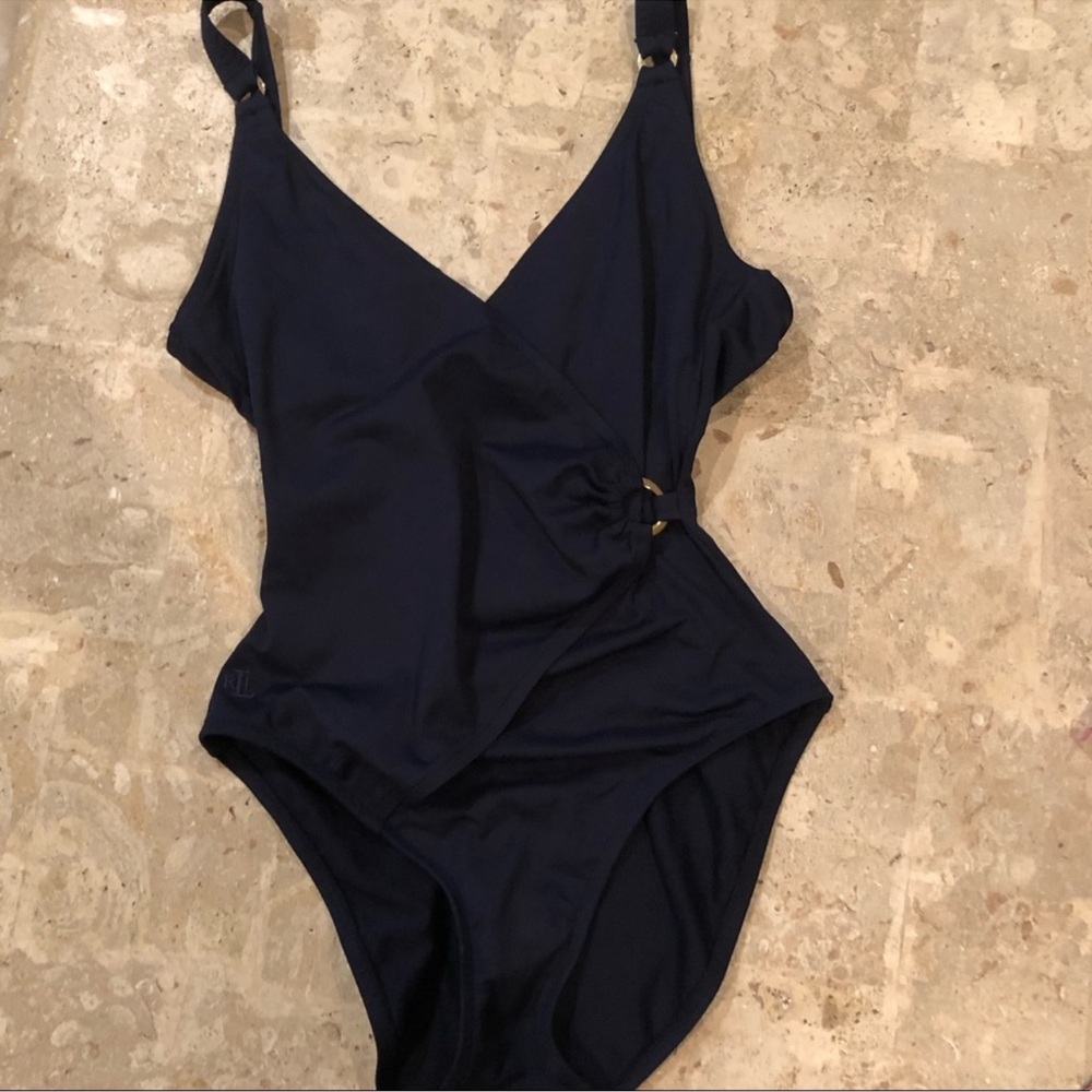 Ralph Lauren Built In Bra One Piece Swimsuit 8